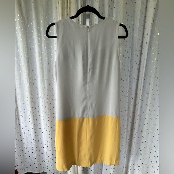 Francisco Costa Calvin Klein Collab Color Block Keyhole Sheath Dress 10 - Picture 3 of 5